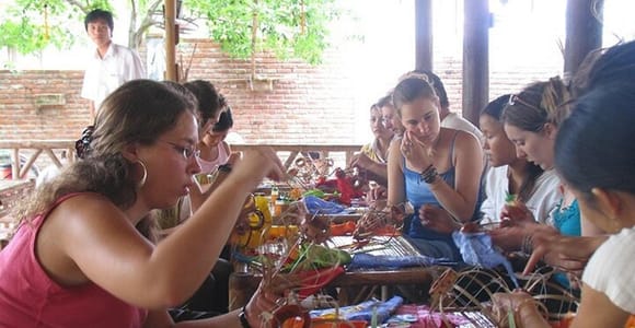 Hoi An Fishing Boat Tour/Ceramic-Lantern-Hand Fan-Cafe Class