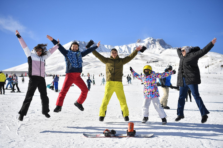 Cappadocia: Mount Erciyes Day Ski & Snowboard with Equipment Transfer Package
