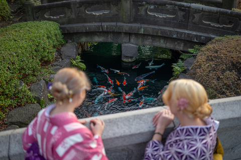 Tokyo: Luxury Kimono Walking Tour w/ Local Guide opt. Vegan