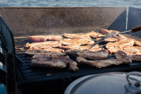 Rovinj: Red Island & Lim Fjord boat tour with BBQ & Swimming