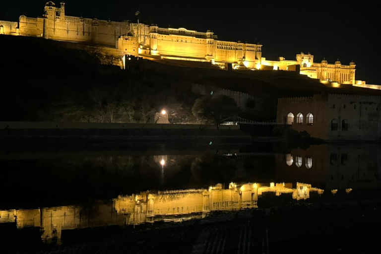 Jaipur: Avond stadsrondleiding in open jeepAvondtour Jaipur