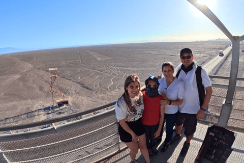 Circuit : Lignes de Nazca et de Palpa par voie terrestre depuis Ica