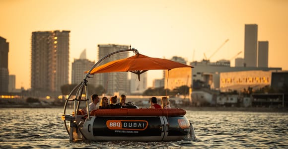 Dubai: Private Selfdrive BBQ Boat Including Premium BBQ