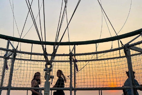 Angkor Ballonfahrt zum Sonnenaufgang oder Sonnenuntergang und Abholung/Abgabe