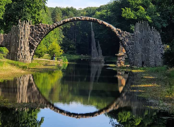 Rakotz   Devils Bridge, Wood Artist, Mining - Bike Tour 