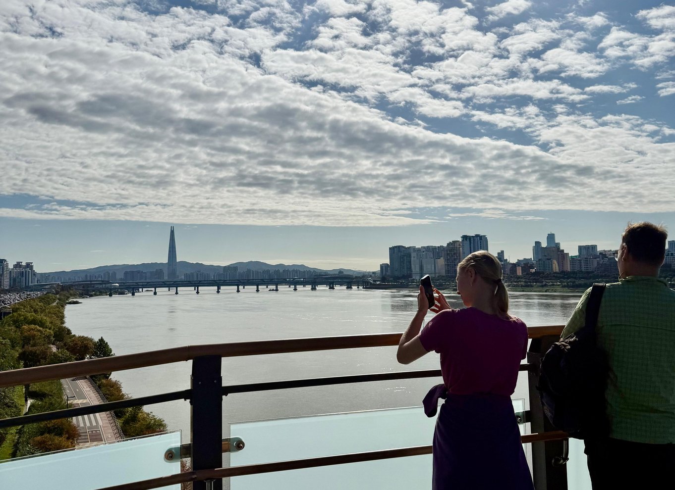 Seoul: Cykeltur om morgenen langs Han-floden