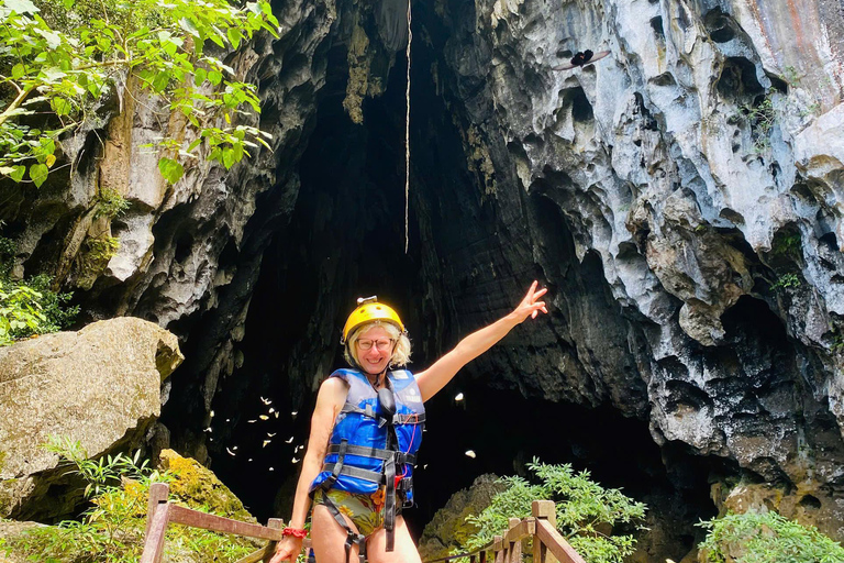 Phong Nha: Zipline Dark Cave & Paradise Cave Exploration Option 4: Full Adventure Experience - Drop-off in Hue