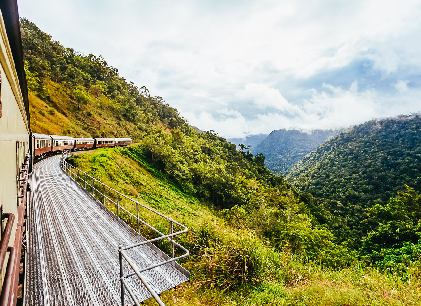 Fra Cairns: Selvguidet Kuranda-tur med tog og Skyrail