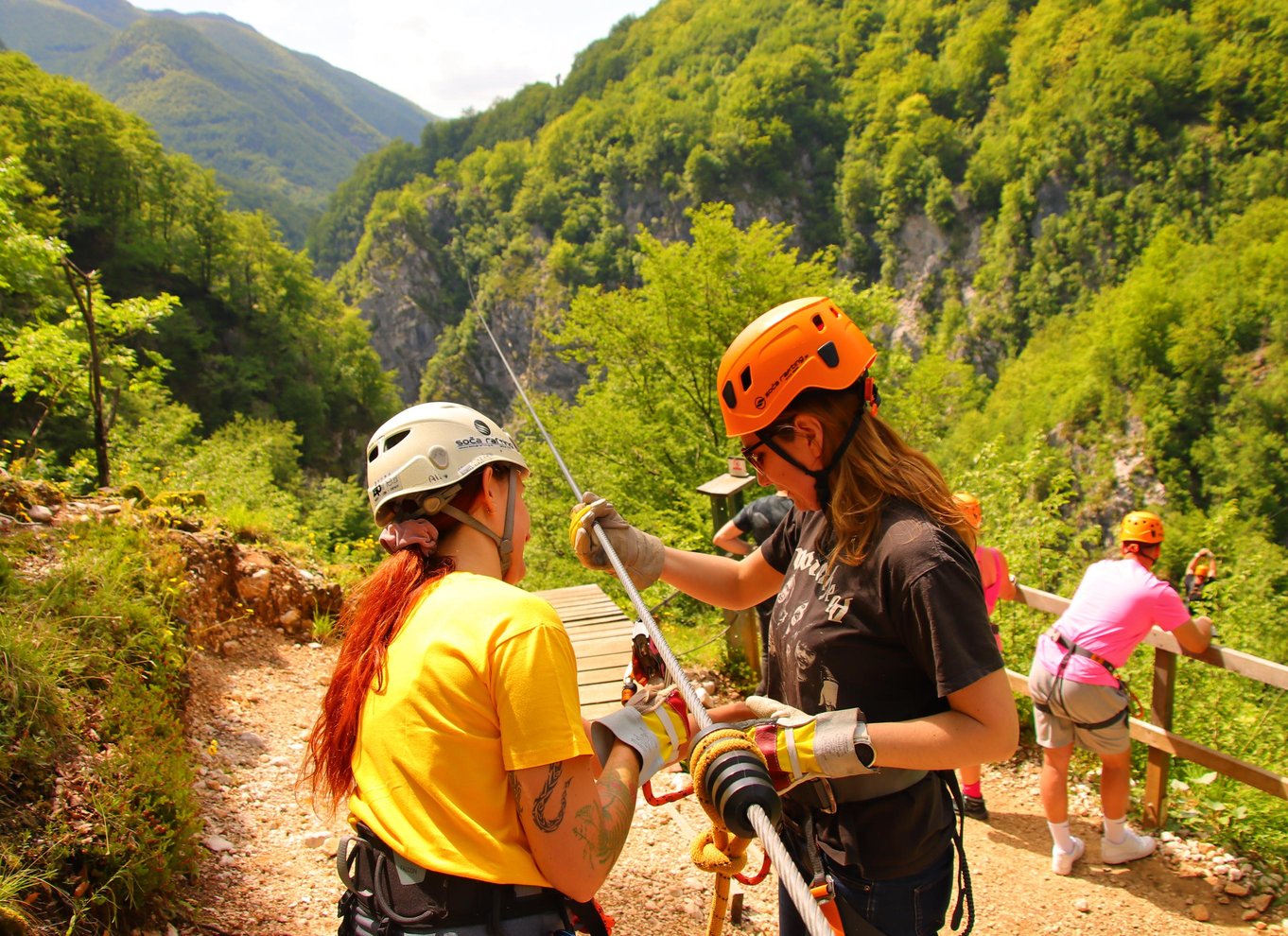 Bovec: Canyon Učja - den længste ziplinepark i Europa