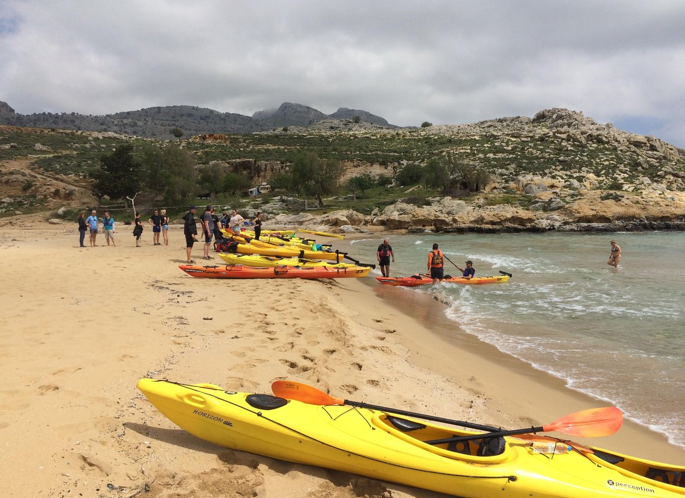 Havkajak på Rhodos "I piraternes fodspor"