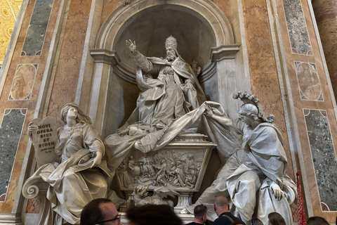 St. Peter's Basilica Audio Guided Tour With Dome Climb Without Elevator