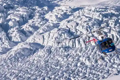 Franz Josef: 30 minutters helikopterflyvning med Twin Glacier
