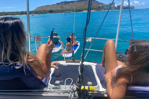 Oahu : Waikiki sailing turtle snorkeling in small groups Oahu : Waikiki sailing turtle snorkeling