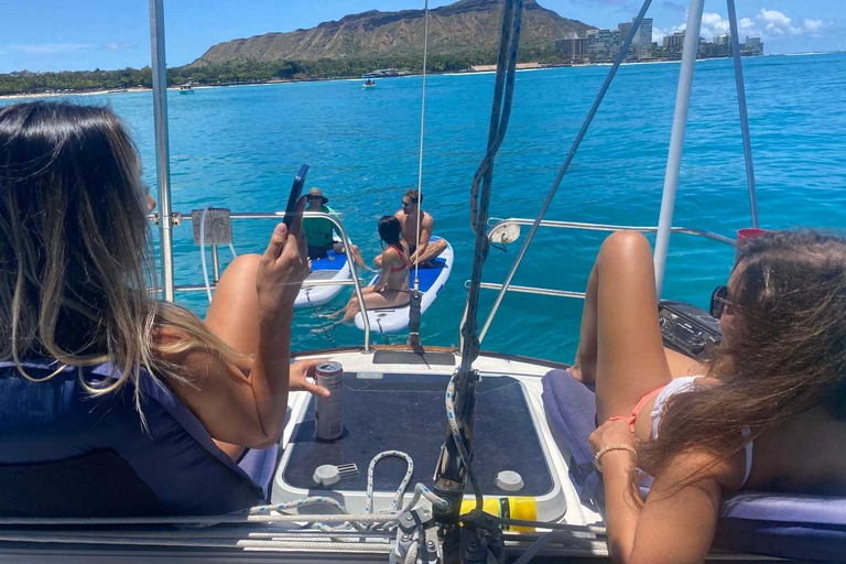 Oahu : Waikiki sailing turtle snorkeling in small groups Oahu : Waikiki sailing turtle snorkeling