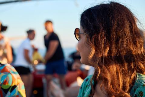 Ibiza: Formentera Boat and Bike Guide Tour +Sunset Party Gold Edition: Formentera Bike & Boat Adventure from Ibiza