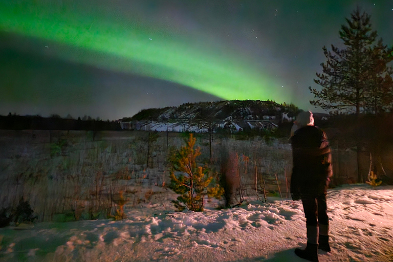 روفانييمي: مطاردة الشفق القطبي الشمالي مع خدمة التوصيل من الفندق
