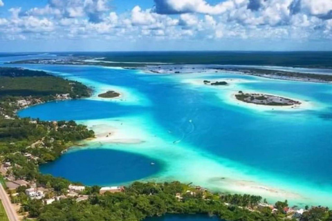 Bacalar: Swimming in a Cenote and a Lagoon with Crystal-Clear Waters Bacalar: Swimming in a cenote and a lagoon with crystal-clear waters