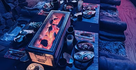 Levi: Arcandia Cook-Your-Own Hibachi Dinner
