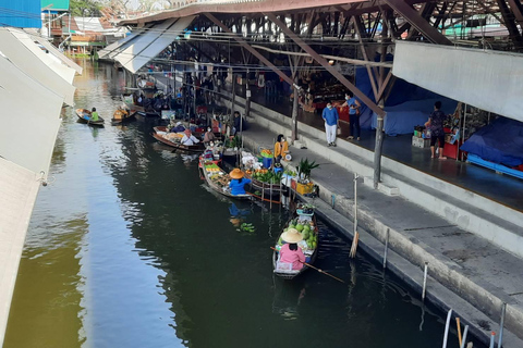 Hua Hin : Marché ferroviaire de Maeklong et marché flottant d&#039;Amphawa