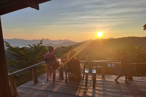 Chiang Mai: 2-Day Jungle Trek with Elephant Farm & Raft Ride Hotel Pickup and Drop-off (within Pickup Area)