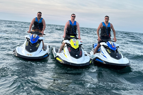 Dubaï : Aventure en jetski avec vue sur Burj Khalifa et Burj Al Arab