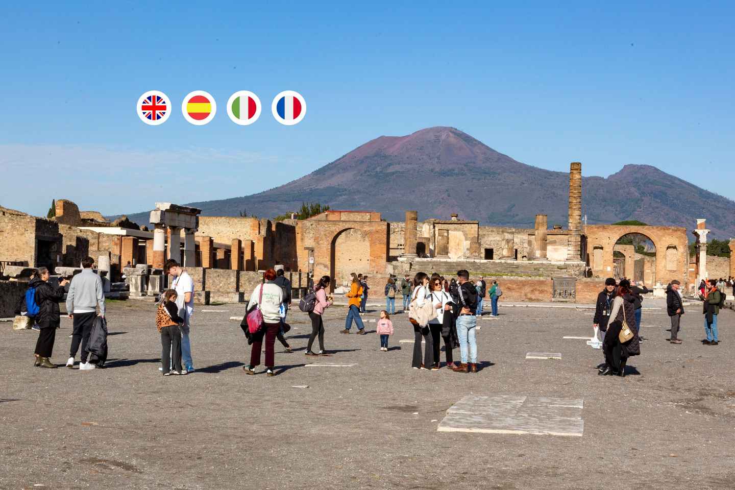 Da Napoli: Tour e Biglietto Salta Fila Pompei