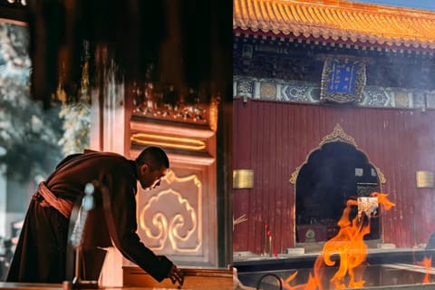 Beijing: Lama Temple ticket & Free Incense Set (Pray & Wish)