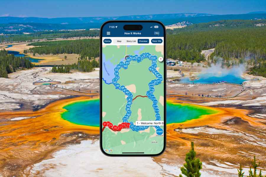 Yellowstone National Park: Selbstfahrende Audio-Guided Tour. Foto: GetYourGuide