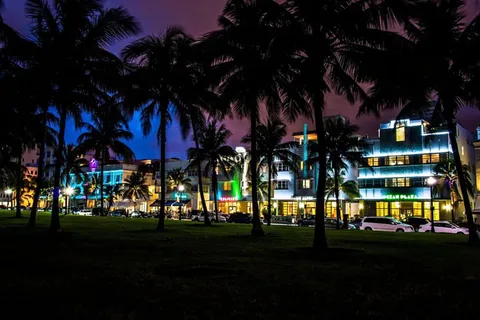 Miami by Night : Tour panoramique des lumières de la ville et de la plage