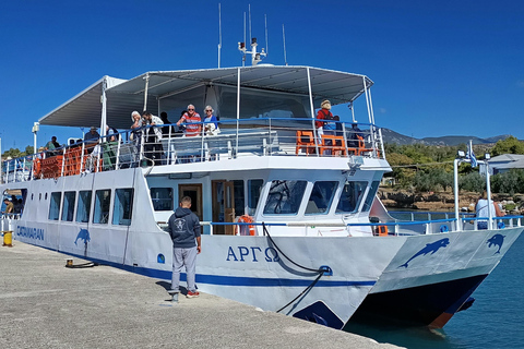 Corinth Canal Cruise, Epidaurus, and Nafplio Private Tour Canal views and photo stop, Mycenae, Epidaurus and Nafplio