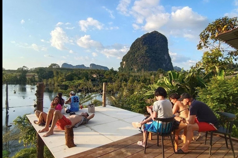 Krabi: ATV Ride, Kayak, crystal clear Tour with Pickup Atv 1 our with kayaking shill out