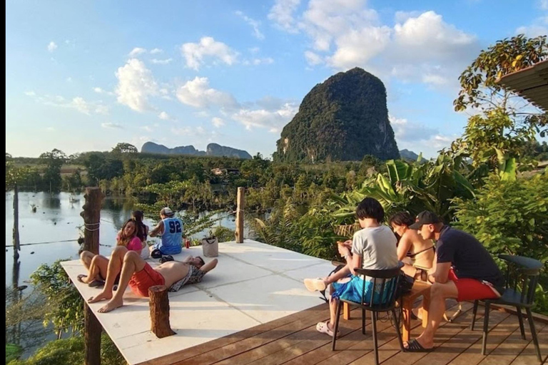 Krabi: ATV Ride, Kayak, crystal clear Tour with Pickup Atv 1 our with kayaking shill out