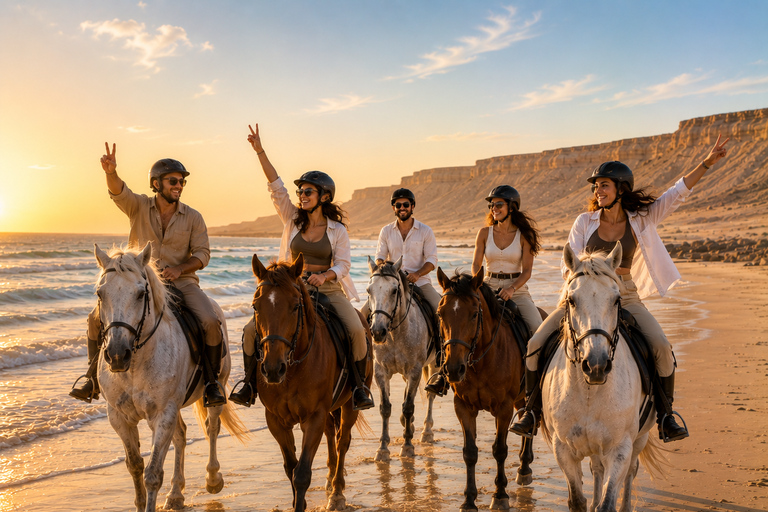 Dakhla: Beach Horse Riding Experience with Photos