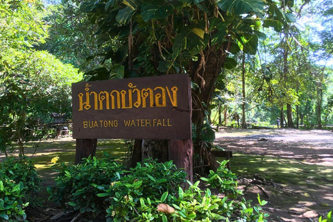 Enjoy Sticky Waterfall & Chet Si Fountain National Park Chiangmai: Sticky Waterfall & Chet Si Fountain National Park