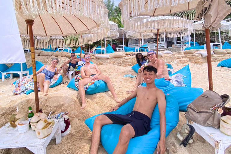 Relaxing Beach in Yogyakarta: Canoeing, Bean Bag & Coconut