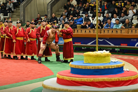 Ulaanbaatar: Mongolian Bökh Wrestling Tournament Experience Option 1: Standard seat