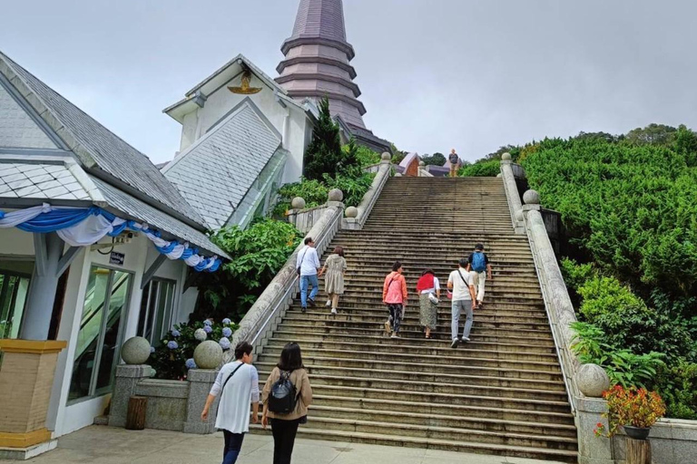 Chiang Mai: Doi Inthanon nationalpark, dagstur till vattenfallGå med i liten grupp med upphämtning från hotell