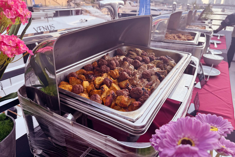 Abu Dhabi: Yas Marina Bay Megayacht Dinner Cruise & Buffet Yas Marina Megayacht Dinner Cruise with Buffet + soft drinks