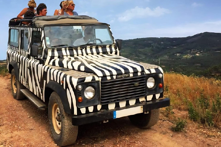 Algarve Sunset 4x4 Zebra Jeep Safari with Sparkling Wine Albufeira Sunset 4x4 Zebra Jeep Safari with Sparkling Wine