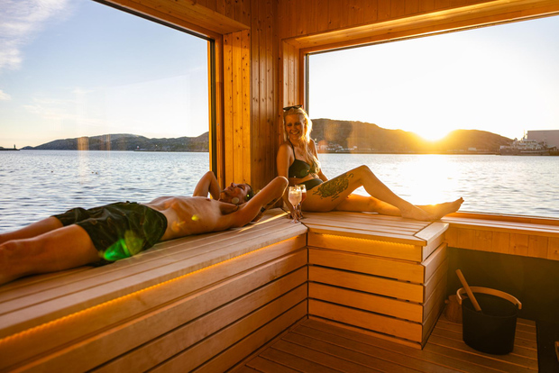 Bodø: biglietto d'ingresso al villaggio sauna Hot & Salty