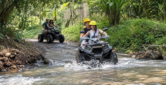 Chiang Mai: Full-Day ATV, Waterfall & Bamboo Rafting