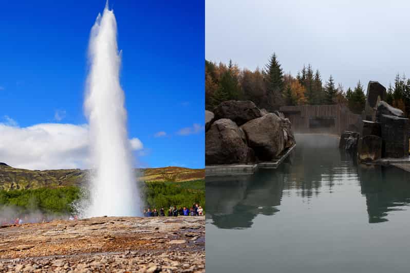 From Reykjavík: Golden Circle, Tomato farm & Laugarás Lagoon