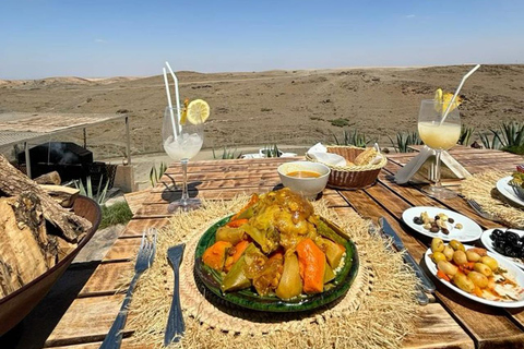 From Marrakech: Agafay Desert Day Trip with Lunch & Pool