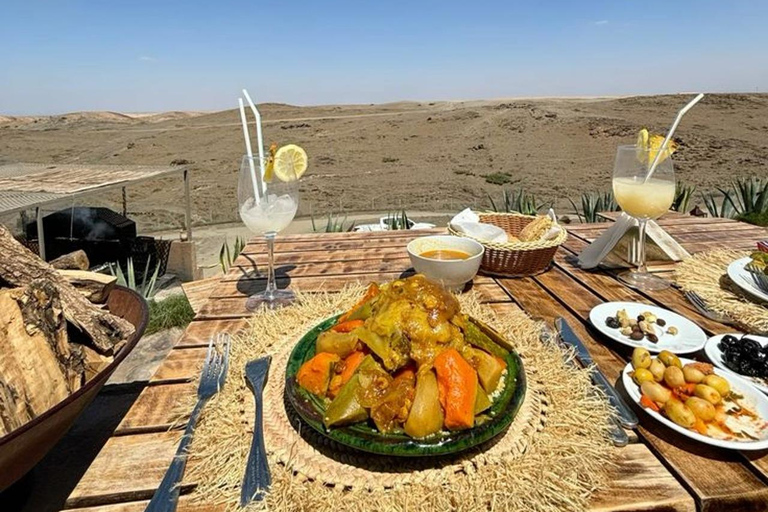 From Marrakech: Agafay Desert Day Trip with Lunch & Pool
