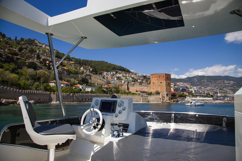 Alanya: Private Yacht Tour For Special Days Only yacht tour, no transfer, no food, no drinks