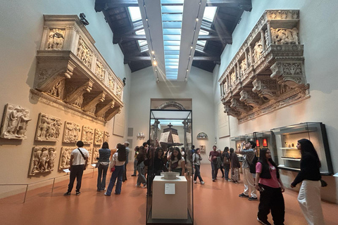 Florence: Duomo Museum tour & Brunelleschi's Dome Climb German Guided Tour