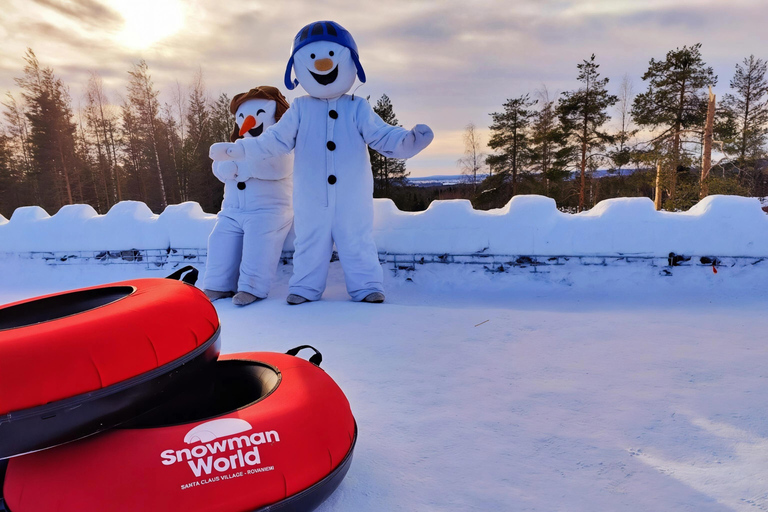 Rovaniemi: Santa Village,2km Husky Sled Ride & Snowman World Rovaniemi: Santa Village, Snowman World & Husky Sledge Ride