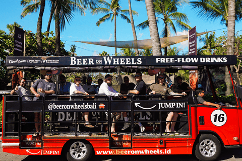 Bali: 2-Hour Beer Bus Party in Kuta & Legian Happy Hour Beer