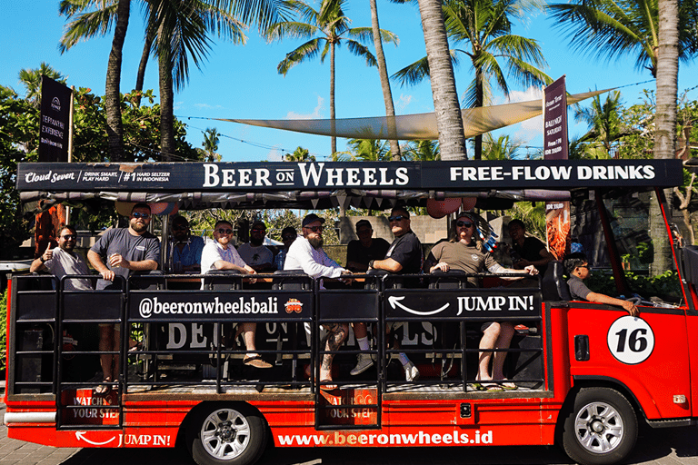 Bali: 2-Hour Beer Bus Party in Kuta & Legian Happy Hour Beer