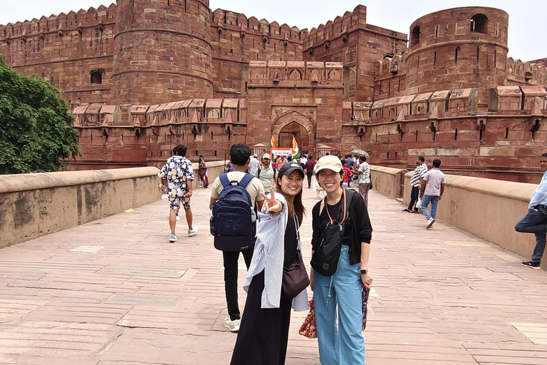 From Delhi: 2-Day Agra & Jaipur Golden Triangle Guided Tour Tour with Car, Driver and Guide (Without Hotels)